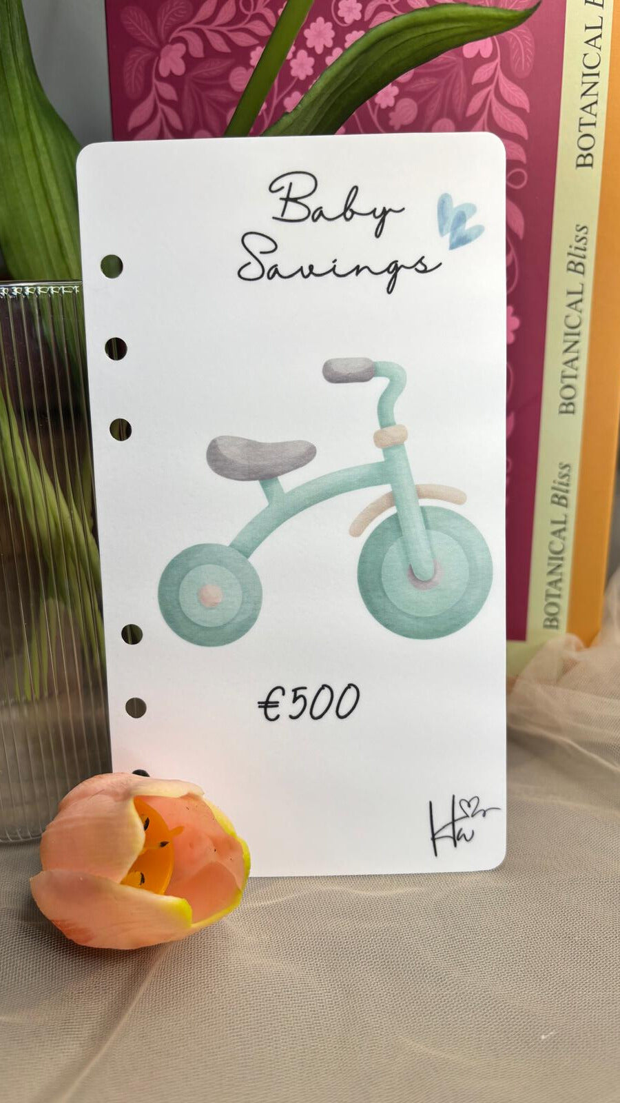 Dashboard - Babysavings Fiets groen