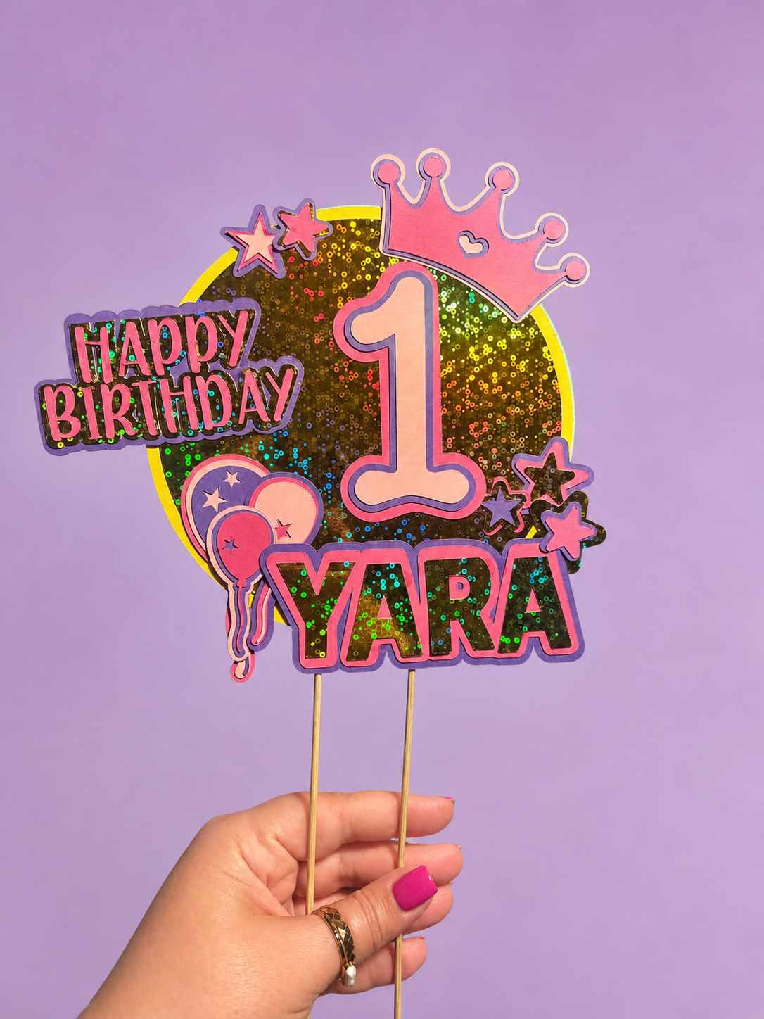 Caketopper Happy birthday