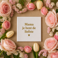 Tegeltje 'Mama, je bent de liefste'