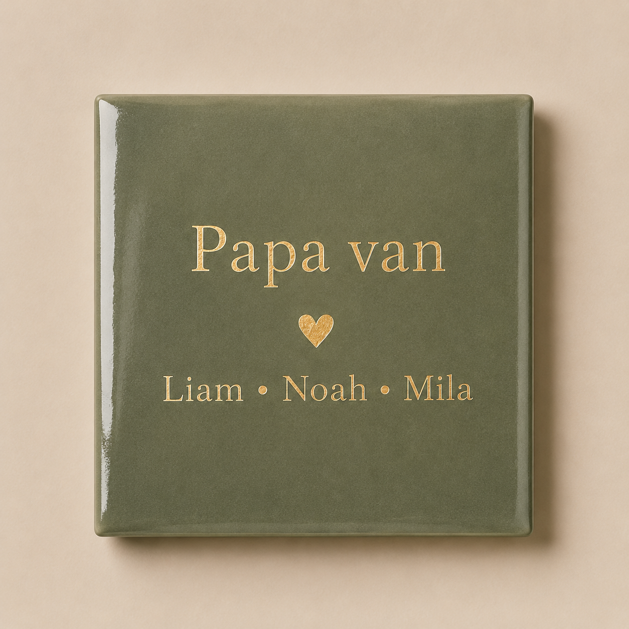 Tegeltje 'Papa van"