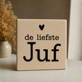 Tegeltje "De liefste Juf"
