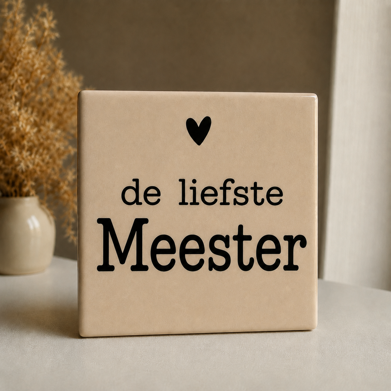 Tegeltje "De liefste Meester"
