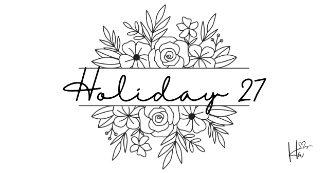 Insert Holiday 27 - Zwart & Wit