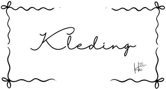 Insert Kleding - Zwart & Wit
