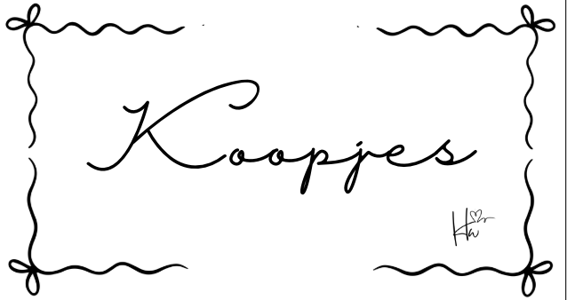 Insert Koopjes - Zwart & Wit