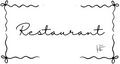 Insert Restaurant - Zwart & Wit