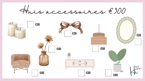 A6 Challenge - Huis accessoires