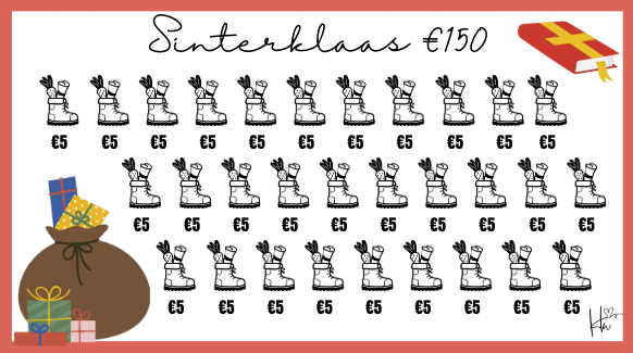 A6 Challenge - Sinterklaas 150 euro