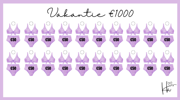 A6 Challenge - Vakantie 1000 euro