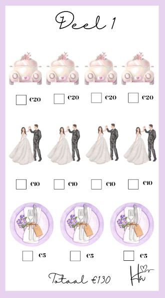 Saving Set - Wedding Lila