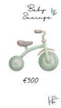 Dashboard - Babysavings Fiets groen