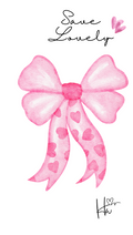 Dashboard - Roze strik Save Lovely
