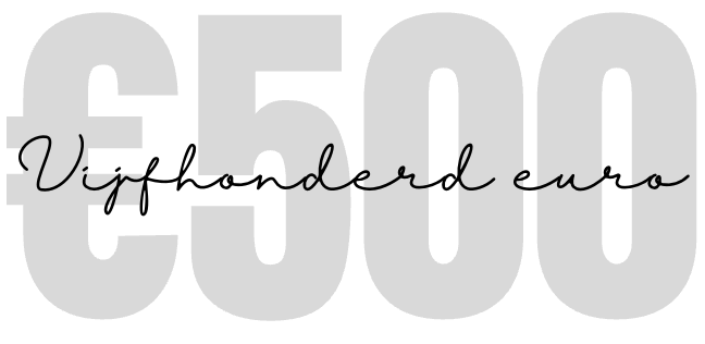 Placeholder 500 euro