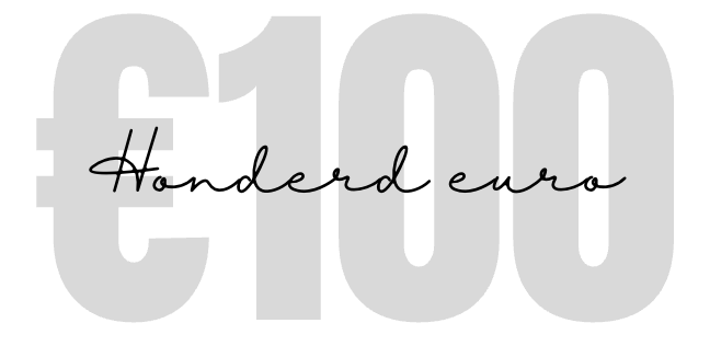 Placeholder 100 euro