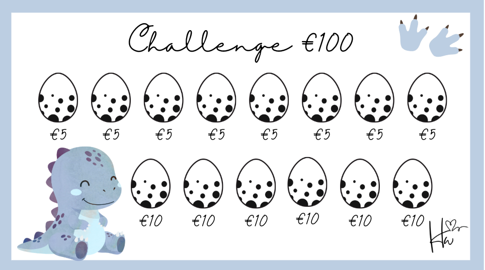 A6 Challenges Kinderbinder Dino's (3 stuks)