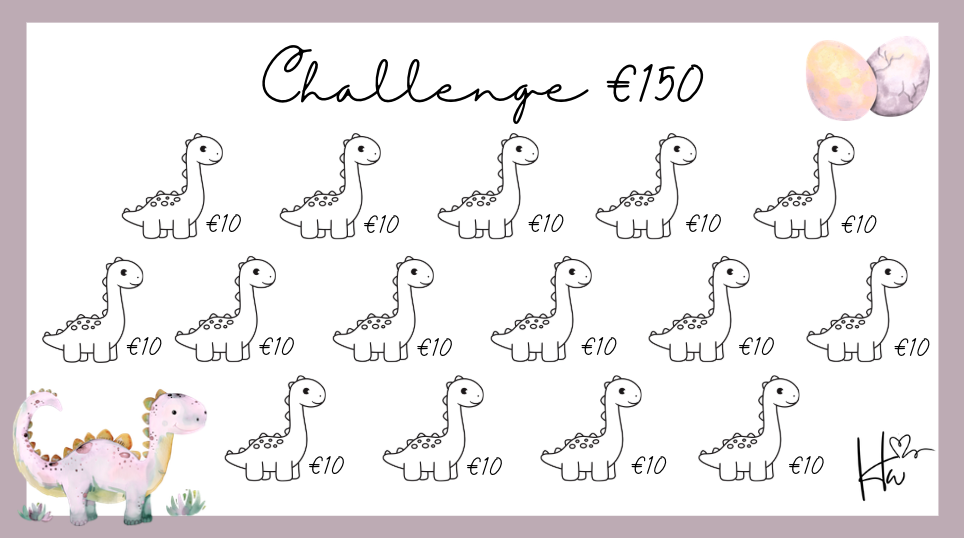 A6 Challenges Kinderbinder Dino's (3 stuks)