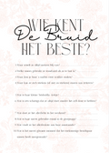 Invulkaart A5 Vrijgezellenfeest met Patroon - Set van 10 🥂