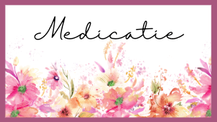 Insert Medicatie - Bloem