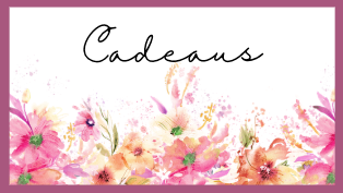 Insert Cadeaus - Bloem