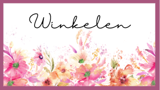 Insert Winkelen - Bloem