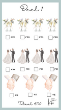 Wedding Blue (3 stuks!!)