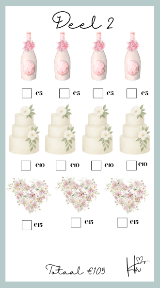 Saving Set - Wedding Groen