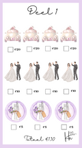 Wedding Lila (3 stuks!!)