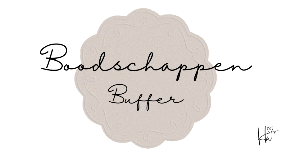 Insert  Boodschappen set Beige (9 stuks!)
