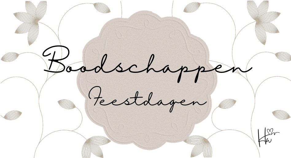 Insert Boodschappen set Beige Bloem (9 stuks!)