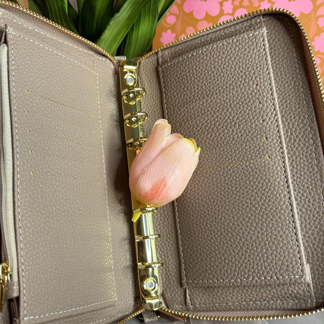 A6 Portemonnee Geruite Binder (compact)