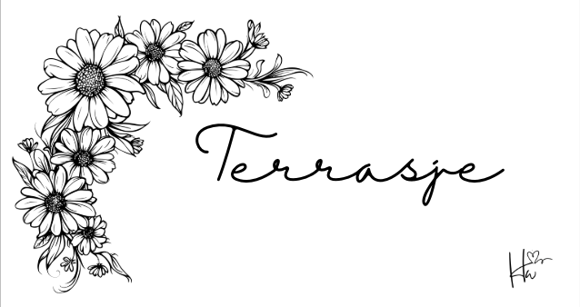 Insert Terrasje - Zwart & Wit