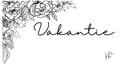 Insert Vakantie - Zwart & Wit
